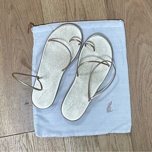 Ancient Greek Sandals Gold Minimalist Sandals